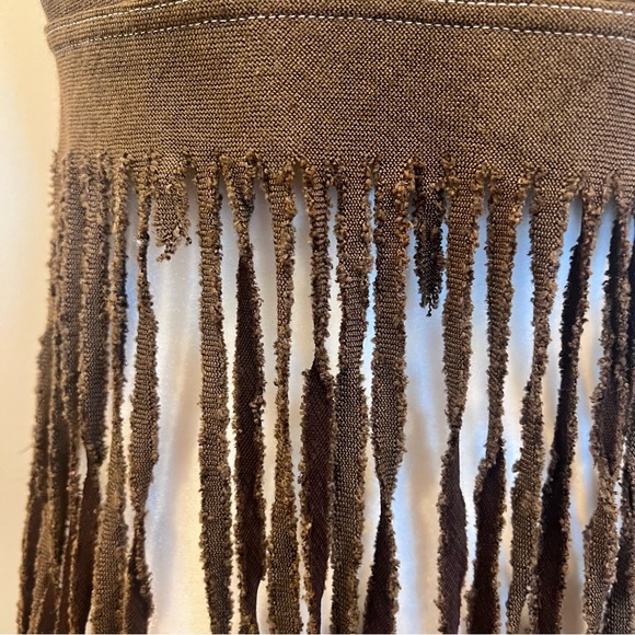 Vintage Fringe Brown Vest - Picture 10 of 10
